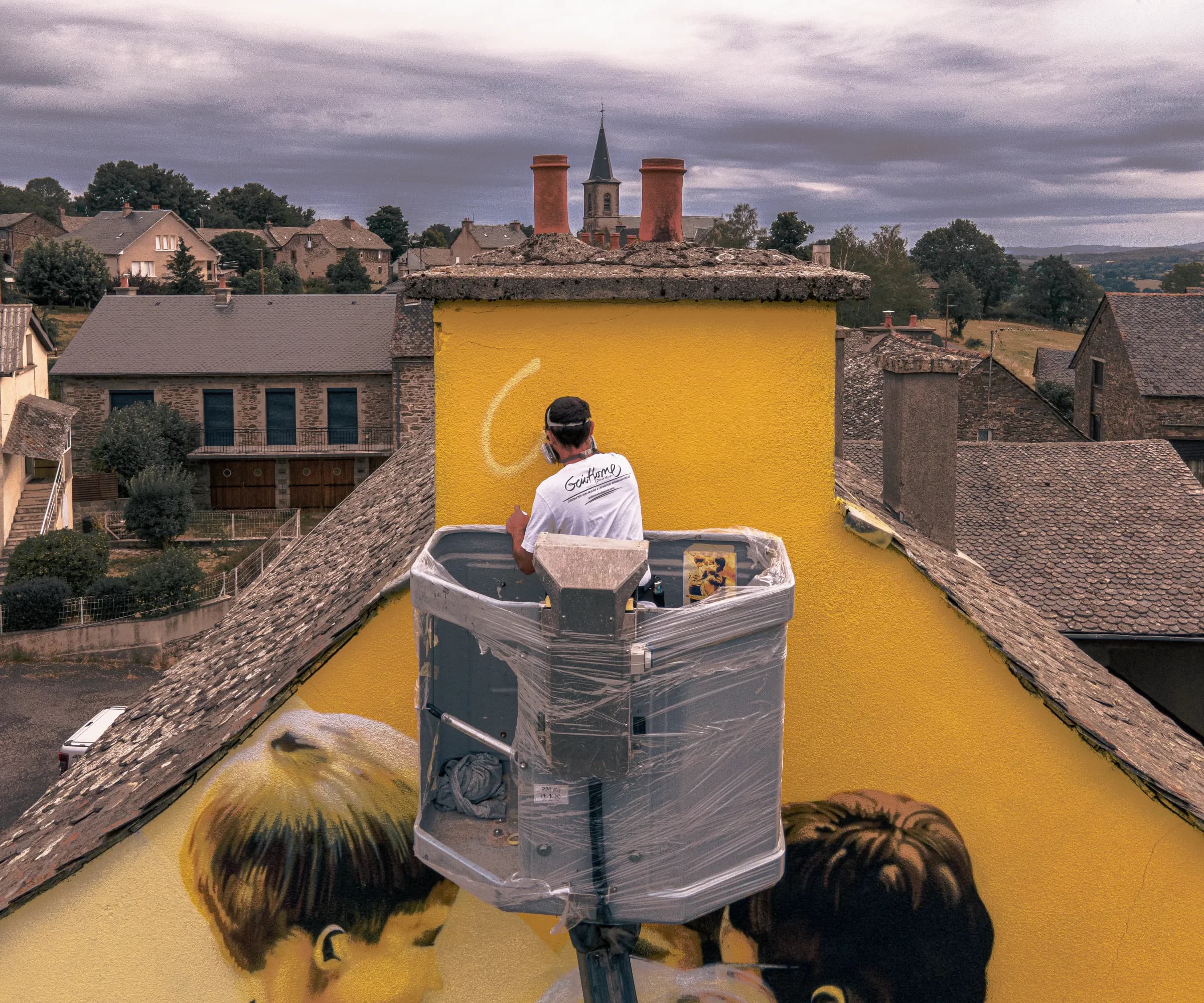 Fresque murale réalisée par GUIHOME