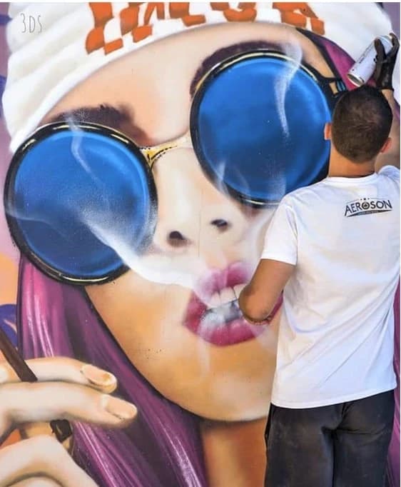 Live painting Urban Fest Albi — artiste en action